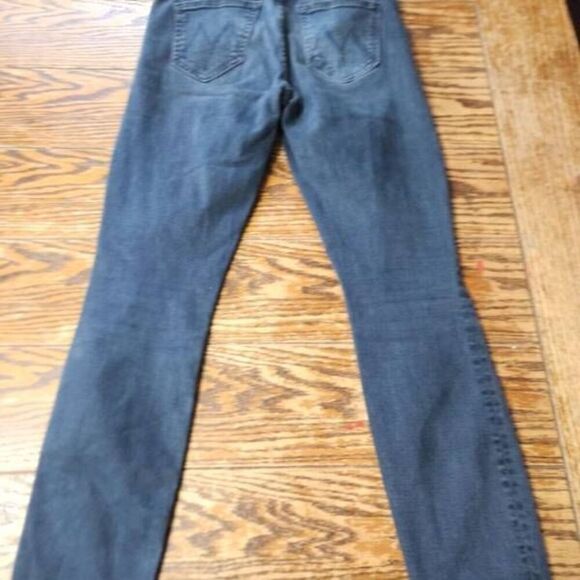 MOTHER Stunner Zip Ankle Step Fray All I Want Sz 25 - Picture 6 of 7